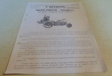 Prospectus brochure MOTO