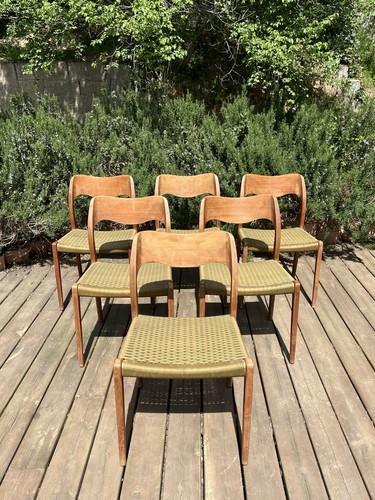 Ensemble chaises vintage - de, 6