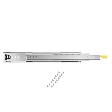 Glissière de tiroir à extension complète 500 mm 113,4 kg roulement billes