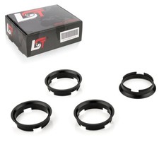 4x Centrage Noir Jantes en