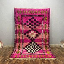 tapis berbère ROSE ET NOIR
