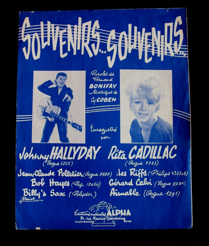 Partition johnny hallyday - partition,