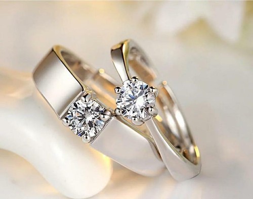 Bague promesse solitaire - de,