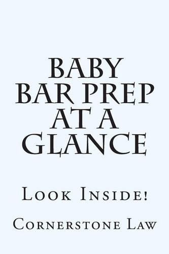 Cornerstone law baby bar - bar, prep