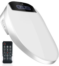 Siege Toilette Japonaise Complet, Abattant WC Lavant Séchant, Cuvette Chauffante