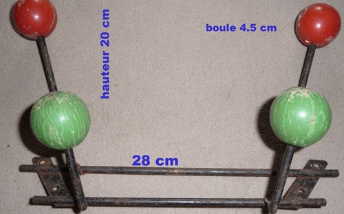 Porte manteau boule bois - porte-manteau,