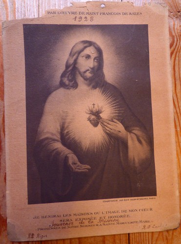 Image religieuse ancienne 1928 - image,