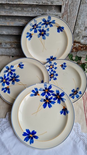 Anciennes assiettes plates - assiettes,