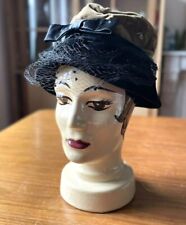 Chapeau Vintage femme Velours