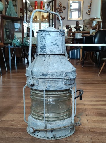 Ancienne lampe bateau - lampe, de