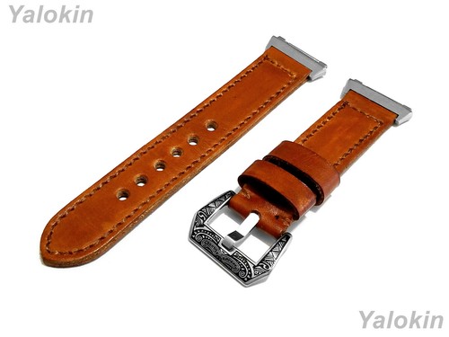 Marron clair brossé cuir - marron,