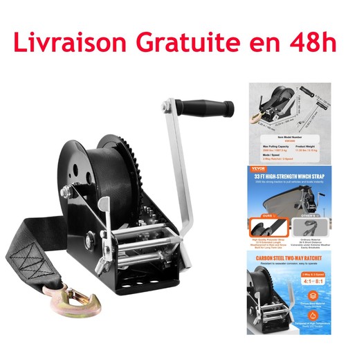 Vevor treuil manuel 1587 kg - vevor,