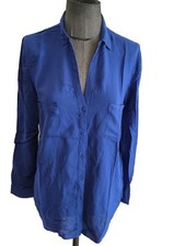 Très Belle Chemise Fluide Bleu Bash 36 Tbe