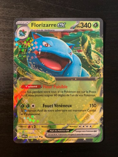 Carte pokémon florizarre - florizarre, ex