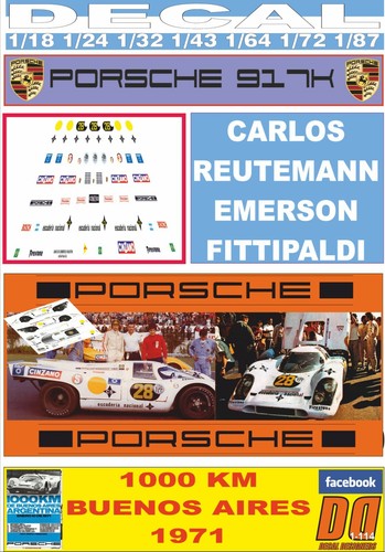 Decal porsche 917k - decal,