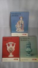 3 livres Initiation à la porcelaine-Initiation à la faïence-Faïence de Moustiers