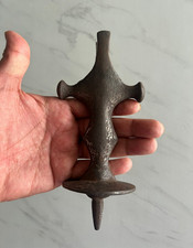 Ancienne poignée de poignée Talwar Shamshir épée sikh indo-islamique avec...