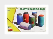 1:24 MINIART Accessories Plastic Barrels 200L Kit MA24011