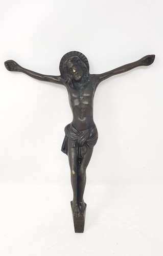 Ancien christ bronze - christ, en