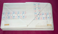 Paire de draps anciens pur