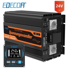 EDECOA Convertisseur 24V 220V