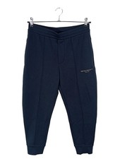 ARMANI Pantalon de jogging Dames Pantalon T EU 36 bleu style décontracté