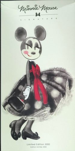 Minnie mouse signature neuve - minnie,