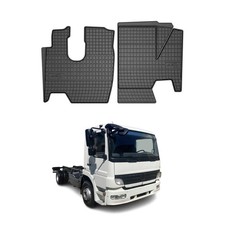 Tapis de sol pour Mercedes Atego 2005-2013 en caoutchouc Noir 2 Pcs