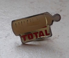 TOTAL Hat Pin Oil Petroleum Can Baby Bottle Lapel Tie Tac Pins France Petrol