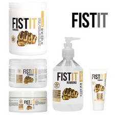 Lubrifiant Anal Vaginal Gel Intime Eau Anesthésiant Fist It 1 L / 500 300 100 ml