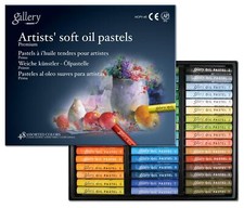Soft Oil Pastels Lot de 48 couleurs assorties