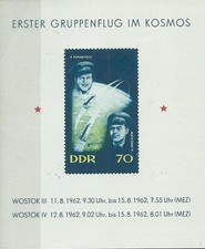 ALLEMAGNE RDA : BLOC 1962 N°11 "PREMIER VOL SPACIAL" NEUF 1er CHOIX.