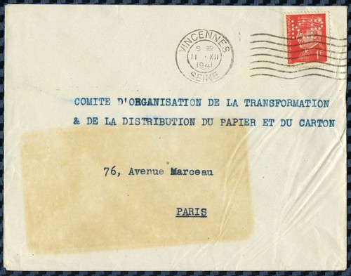 Pétain 514 perforé - perforé, k.p