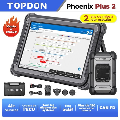 Topdon phoenix plus outil - plus, de