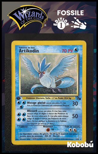 Carte pokémon artikodin 62 - carte, 2/62