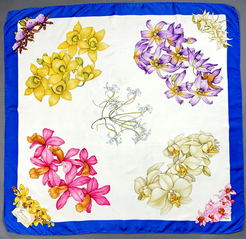 Magnifique foulard vintage - vintage, "