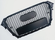 Grille En Maille Noir Brillant Pour Audi A4 B8.5 2012-2016 Sline Et S4