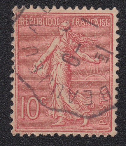 Semeuse 10c rose 129 y - 10c,
