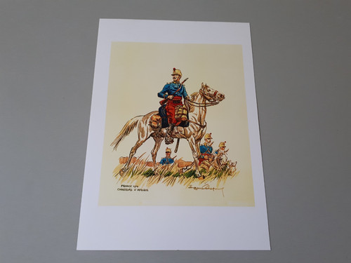 Affiche chasseurs d afrique - :, d'afrique