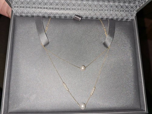 Collier jaune perles - or,