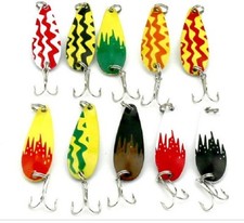 10 X CUILLÈRE ONDULANTE ARTIFICIELLE 6 Gr TROUTES CUILLÈRES ONDULANTES