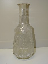 *ANCIENNE CARAFE VERRE Moulé