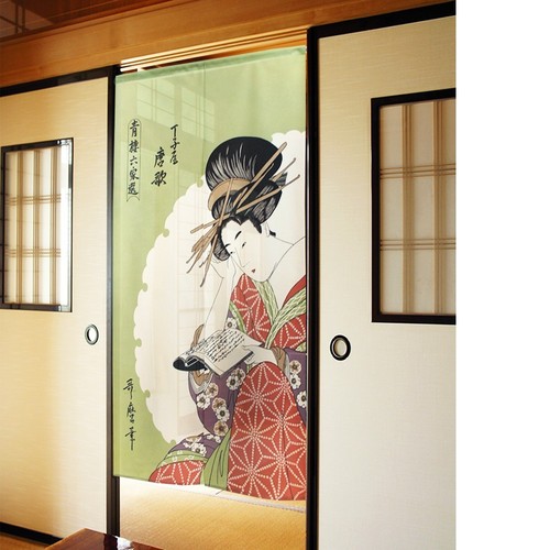 Rideau japonais noren ukiyo - rideau,