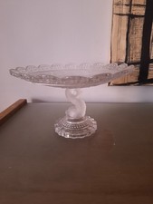 PLAT , COMPOTIER EN CRISTAL DE BACCARAT
