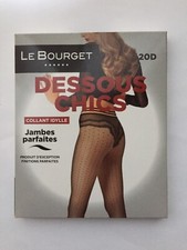 Collant le Bourget plumetis / pois noirs dessous chics taille 2 - polka dots