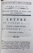 Rare Armée d’Italie 1799