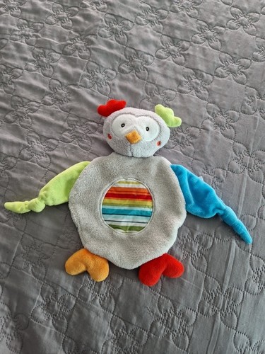 Doudou plat chouette hibou - doudou,