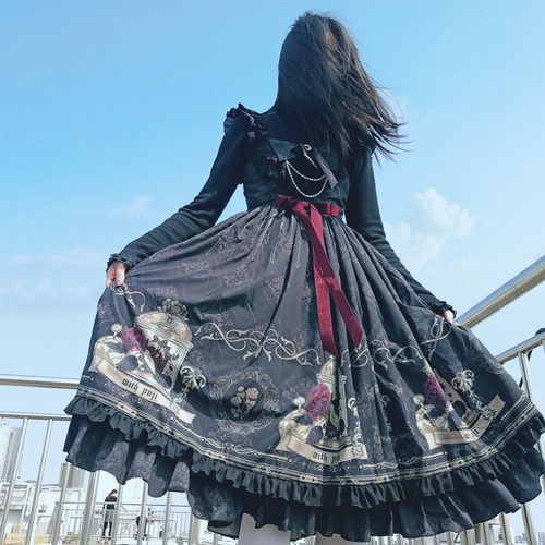 Femme gothique lolita robe - gothique,
