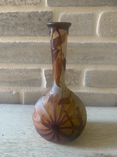 Vase gallé soliflore décor - vase,