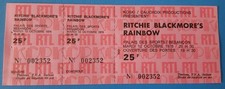 ticket billet UNused concert